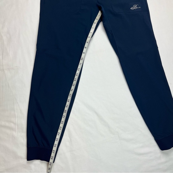 Lululemon Bellagio Casino Mens ABC Jogger Pants Sz Medium Navy Blue Tapered B2 - Picture 8 of 8